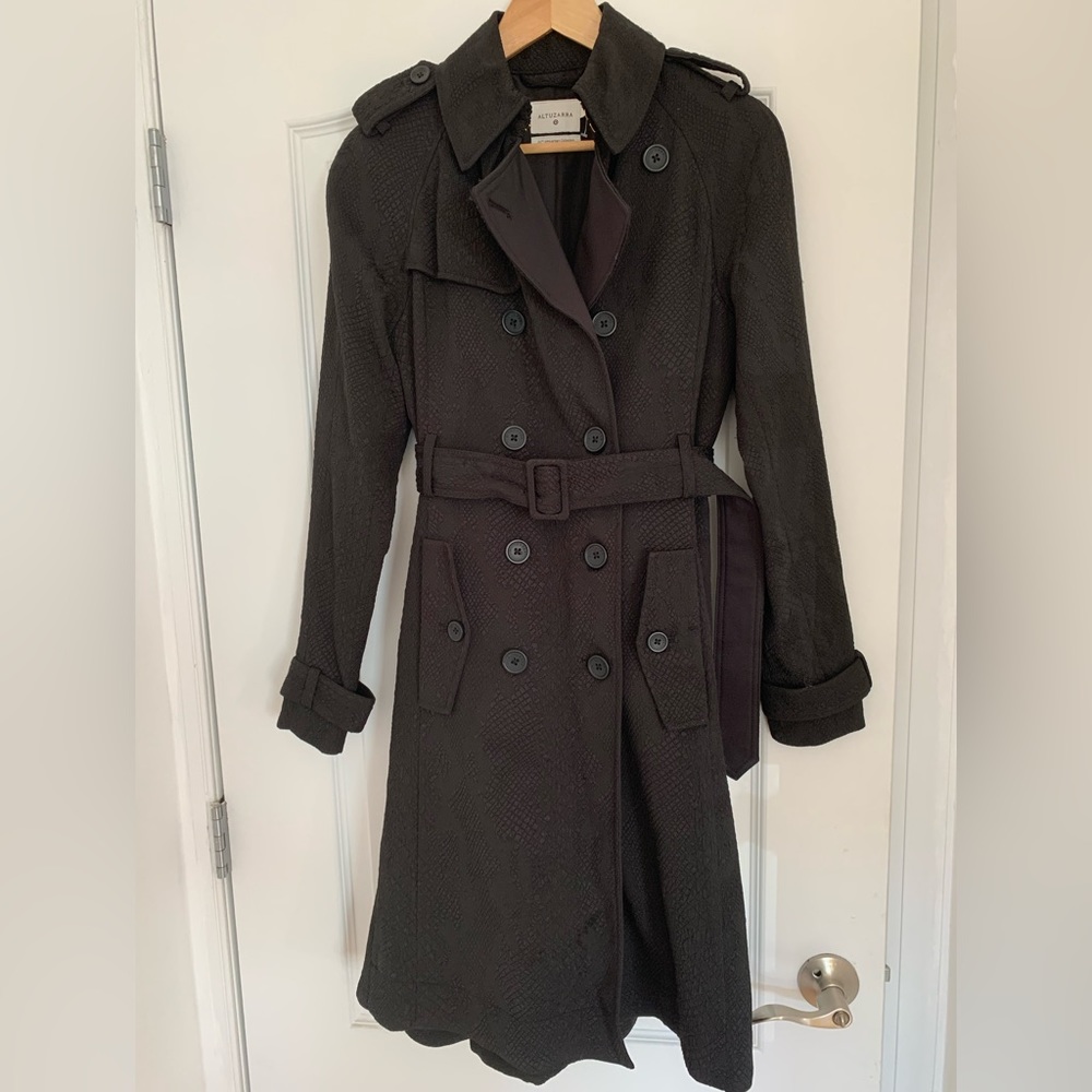 Altuzarra for target bustle trench coat